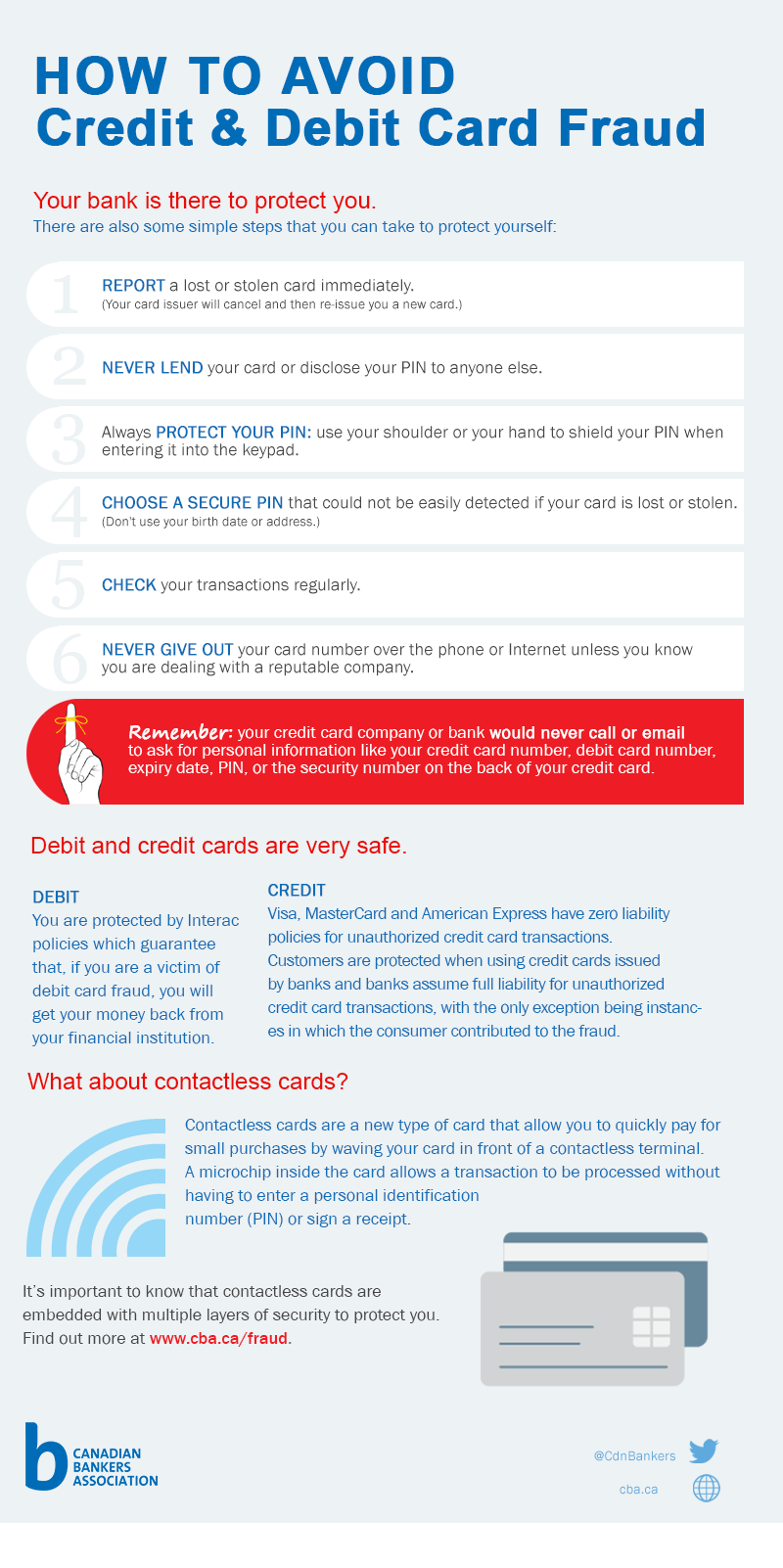 how to avoid credit and debit card fraud